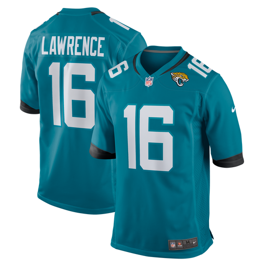 Trevor Lawrence Jacksonville Jaguars #16 Teal Football Jersey Adult Men's Sizes