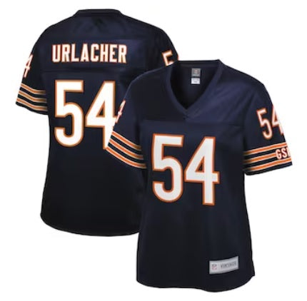 Brian Urlacher Chicago Bears Blue Throwback Football Jersey Adult Men's Sizes