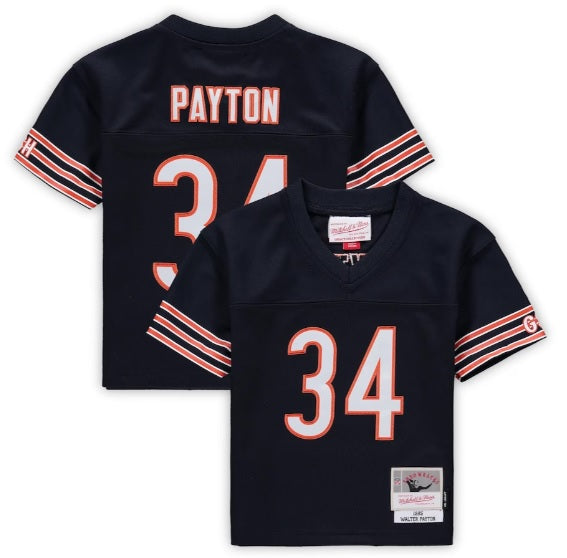 Walter Payton Chicago Bears Blue Throwback Football Jersey Adult Men's Sizes