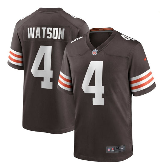 Deshaun Watson #4 Cleveland Browns Brown Football Jersey Adult Men's Sizes