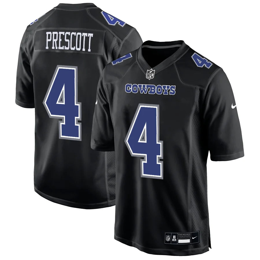 Dak Prescott Dallas Cowboys #4 Black Football Jersey Adult Men's Sizes